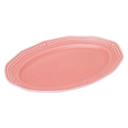 Πιατέλα Σερβιρίσματος Οβάλ Athénée 07-13592 36cm Rose Estia Πορσελάνη