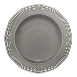 Πιάτο Βαθύ Athénée 07-13677 Φ23cm Grey Estia Πορσελάνη