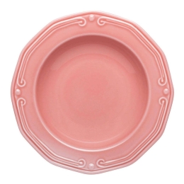 Πιάτο Βαθύ Athénée 07-13677 Φ23cm Rose Estia Πορσελάνη