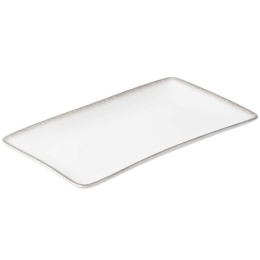 Πιατέλα Ορθογώνια Pearl 07-15411 21x10,5cm White Estia Πορσελάνη