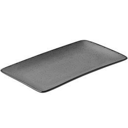 Πιατέλα Ορθογώνια Terra 07-16289 27x16cm Grey Estia Πορσελάνη