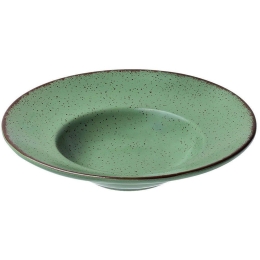 Πιάτο Ριζότου Βαθύ Terra 07-15558 24cm Green Estia Πορσελάνη