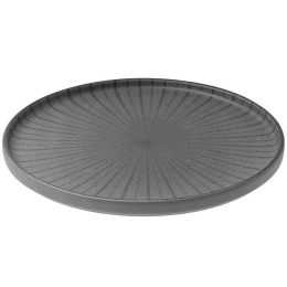 Πιάτο Ρηχό Nordic 07-15817 21cm Black Estia Πορσελάνη