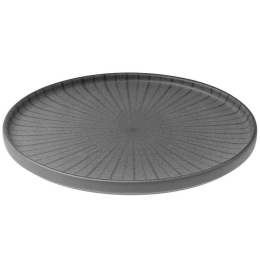Πιάτο Ρηχό Nordic  07-15824 26cm Black Estia Πορσελάνη