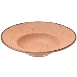 Πιάτο Ζυμαρικών Βαθύ Terra 07-15954 27cm Salmon Estia Πορσελάνη