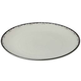 Πιάτο Ρηχό Pearl 07-16395 21cm Grey Estia Πορσελάνη