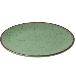 Πιάτο Ρηχό Terra 07-15534 21cm Green Estia Πορσελάνη
