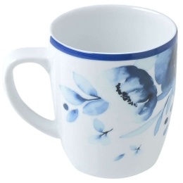 Κούπα Blue Rose 07-16159 330ml White-Blue Estia Πορσελάνη