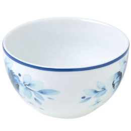 Μπωλ Δημητριακών Blue Rose 07-16197 14cm White-Blue Estia Πορσελάνη