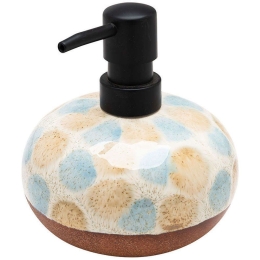Δοχείο Κρεμοσάπουνου Glaze 02-13394 12x12x12cm 440ml Multi Estia Πηλός