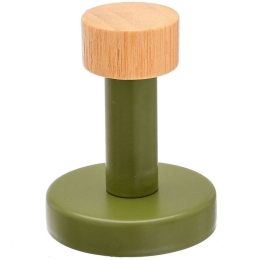 Άγκιστρο Μπάνιου Bamboo Essentials 02-14759 5x3,8x5cm Olive Estia Μέταλλο,Bamboo