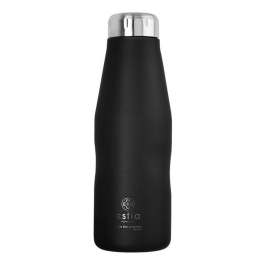 Ισοθερμικό Μπουκάλι Travel Flask 01-7799 Save Aegean 500Ml Ανοξείδωτο Ατσάλι Black Estia
