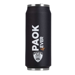 Ισοθερμικό Δοχείο Καφέ PAOK BC 00-13783 500ml Black Estia