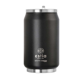 Ισοθερμικό Δοχείο Καφέ Save The Aegean 01-16739 300ml Black Estia