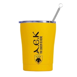 Ποτήρι - Θερμός AEK BC 00-13271 350ml Yellow-Black Estia