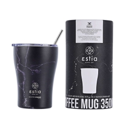 Ποτήρι - Θερμός Save The Aegean Pentelica 01-16913 350ml Black Estia