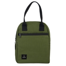 Τσάντα Φαγητού Ισοθερμική 01-19327 20x12x26cm 7lt Olive Estia 100% Βαμβάκι