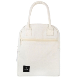 Τσάντα Φαγητού Ισοθερμική 01-19082 20x12x26cm 7lt White Estia 100% Βαμβάκι