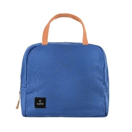Τσάντα Φαγητού Ισοθερμική 01-17026 28,2x24x13cm 6Lt Denim Blue Estia 100% Βαμβάκι