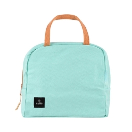 Τσάντα Φαγητού Ισοθερμική 01-17033 28,2x24x13cm 6Lt Pastel Green Estia 100% Βαμβάκι