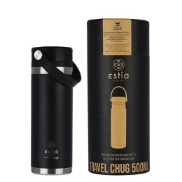 Θερμός Save The Aegean 01-17804 500ml Midnight Black Estia