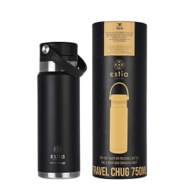 Θερμός Save The Aegean 01-17903 750ml Midnight Black Estia
