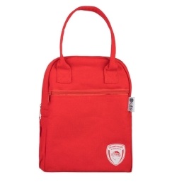 Τσάντα Φαγητού Ισοθερμική OLYMPIAKOS BC 00-19242 20x12x26cm 7lt Red-White Estia 100% Βαμβάκι