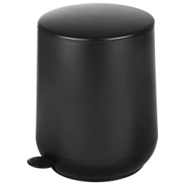 Κάδος Απορριμμάτων Fjord Soft Close 02-19945 23,5x26,3x29,3cm 5lt Black Estia Plastic
