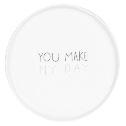Πιάτο Γλυκού You Make My Day LBTRD0016530 Φ11cm White Raeder Πορσελάνη