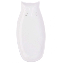 Ντιπάκι Wonderland Cat LBTRD0015127 5x10x1cm White-Gold Raeder Πορσελάνη