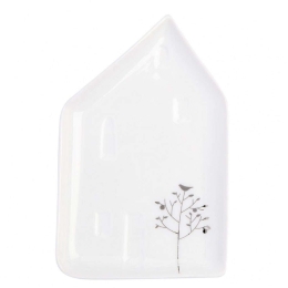 Ντιπάκι Wonderland House LBTRD0015129 6x9,5x1cm White-Gold Raeder Πορσελάνη