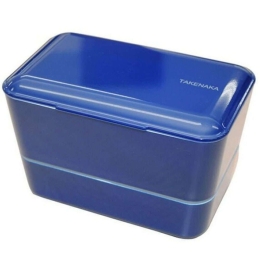 Δοχείο Φαγητού Bento Bite Box Dual LBTTN12-1402-39 17,2x10,9x10,6cm 1150ml Blue Takenaka Πολυαιθυλένιο