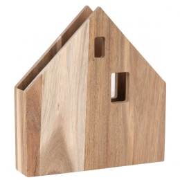 Χαρτοπετσετοθήκη House Large LBTRD0014488 22x21,5x4cm Natural Raeder Ξύλο