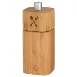 Μύλος Αλατιού Fork-Spoon LBTRD0010881 12x5x5cm Natural-Grey Raeder Bamboo,Κεραμικό