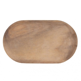 Πιατέλα Good Morning LBTRD0016549 23x16cm Natural Raeder Ξύλο