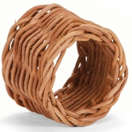 Δαχτυλίδια Πετσέτας (Σετ 6Τμχ) LBTAH-MS21092 Φ6x4,5cm Brown Andrea House Rattan