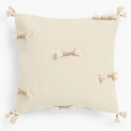 Μαξιλαροθήκη Διακοσμητική Cuenca LBTCACUENC60BEI Beige Calma House 60X60 60x60cm 100% Βαμβάκι