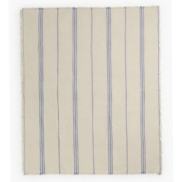 Τραπεζομάντηλο Capri LBTCACAPR200AZU Ecru-Blue Calma House 160X200 100% Βαμβάκι