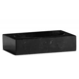Σαπουνοθήκη Marble LBTAH-BA71171 13x9x3cm Black Andrea House Μάρμαρο
