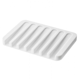 Σαπουνοθήκη Flow Self LBTYMZK7395 11,5x8x1cm White Yamazaki Σιλικόνη