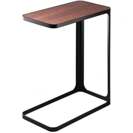 Τραπέζι Βοηθητικό C Shape End LBTYMZK7203 24x45x52cm Black-Brown Yamazaki