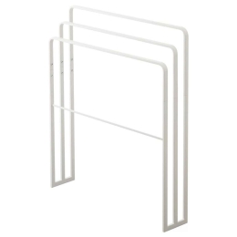 Κρεμάστρα Πετσετών Δαπέδου LBTYMZK4979 70x14x81cm White Yamazaki Ατσάλι