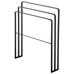 Κρεμάστρα Πετσετών Δαπέδου LBTYMZK4980 70x14x81cm Black Yamazaki Ατσάλι