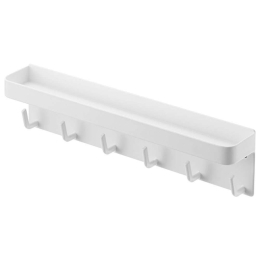 Κρεμάστρα Με Μαγνητικό Ραφάκι LBTYMZK2754 24,5x4,5x6cm White Yamazaki Ατσάλι