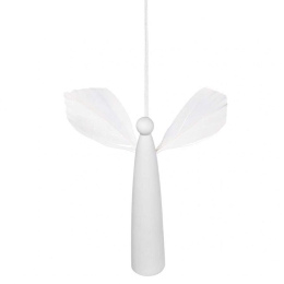 Στολίδι Χριστουγεννιάτικο Feather Angel LBTRD0089632 2x9,5cm White Raeder