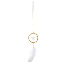 Στολίδι Χριστουγεννιάτικο Star LBTRD0089616 Φ6cm White-Gold Raeder