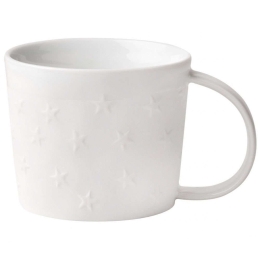 Κούπα Stars LBTRD0090073 Φ9x8cm White Raeder Πορσελάνη