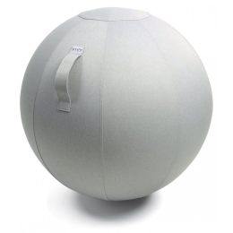 Πουφ Leiv VLSBV00475SI 75cm Silver