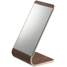 Καθρέπτης Επιτραπέζιος Rin YMZK6737 13x12x23,3cm Brown Yamazaki Ξύλο,Γυαλί