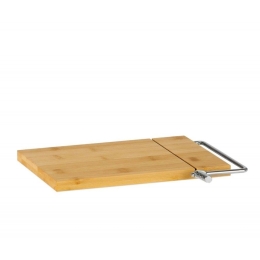 Επιφάνεια Κοπής Τυριών Με Κόφτη AH-CC72104 27x17x1cm Natural Andrea House Bamboo